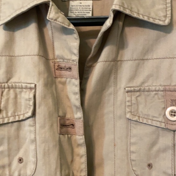 Tan women utility jacket size: M - Picture 7 of 9